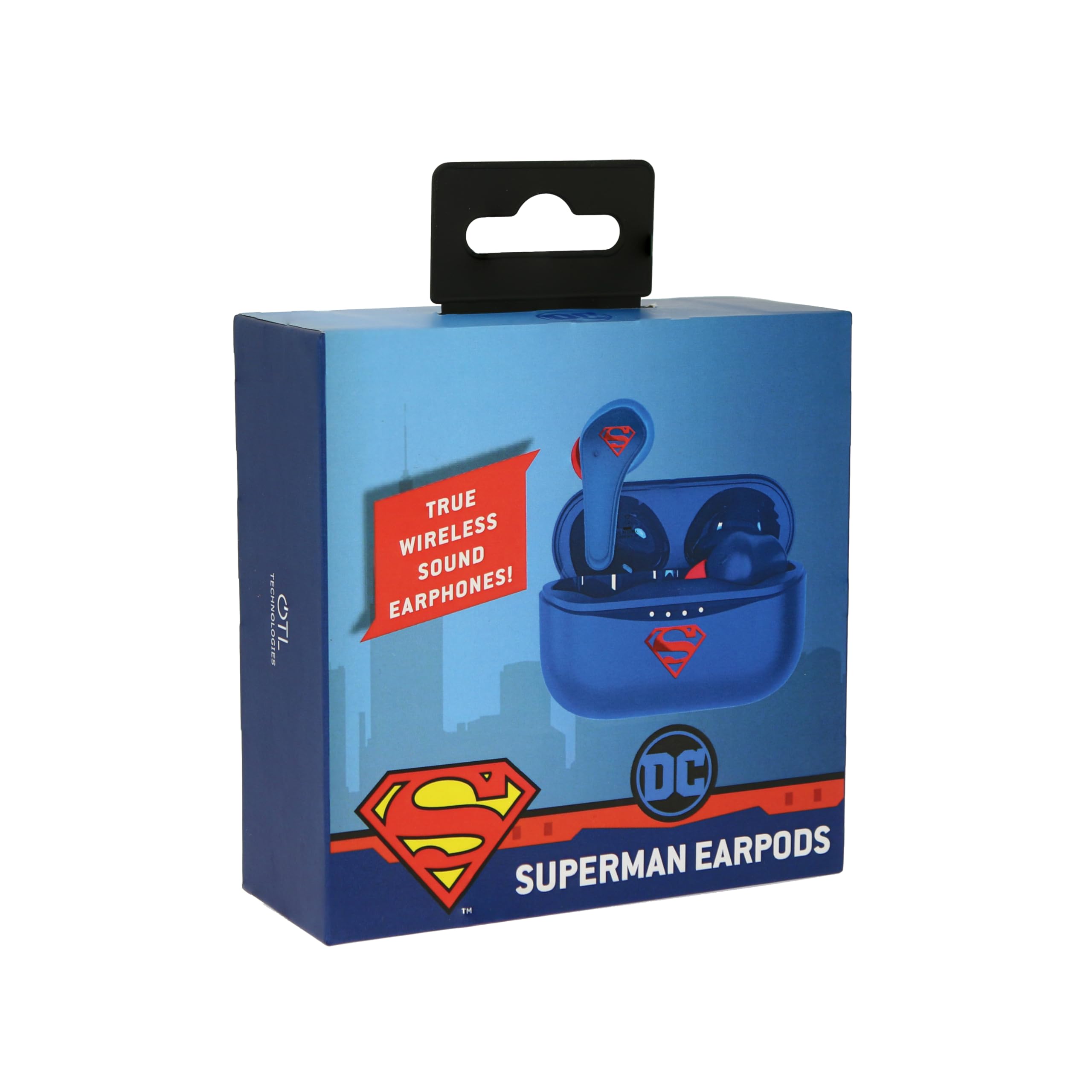 Otl Technologies - Auriculares InaláMbricos Bluetooth V5.0 Para NiñOs Superman Con Caja De Carga. Otl Technologies - Auriculares InaláMbricos Bluetooth V5.0 Para NiñOs Superman Con Caja De Carga.